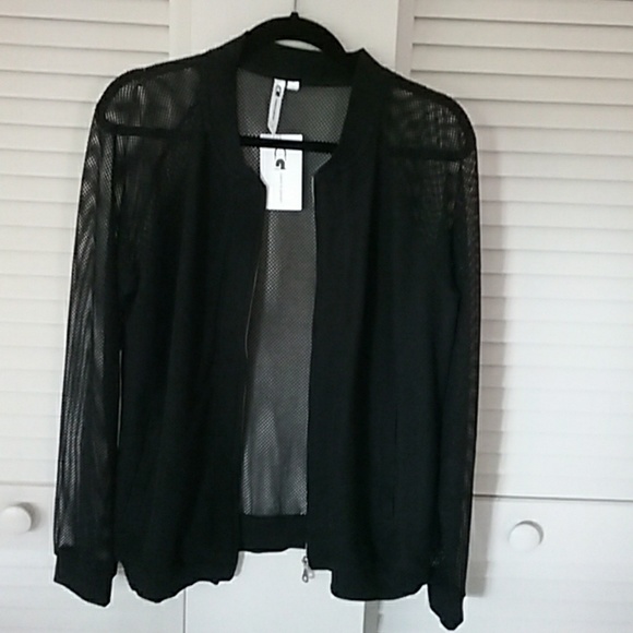 Cable & Gauge Tops - Cable & Gauge mesh cardigan🎵